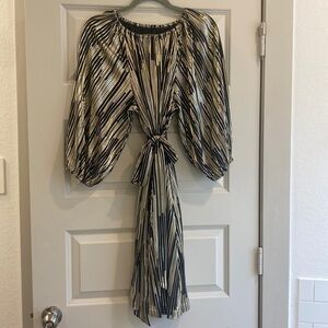 Bliss Dress - Metallic back gold